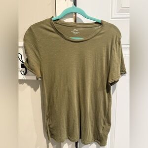 J. Crew Olive Green Vintage Cotton Tee